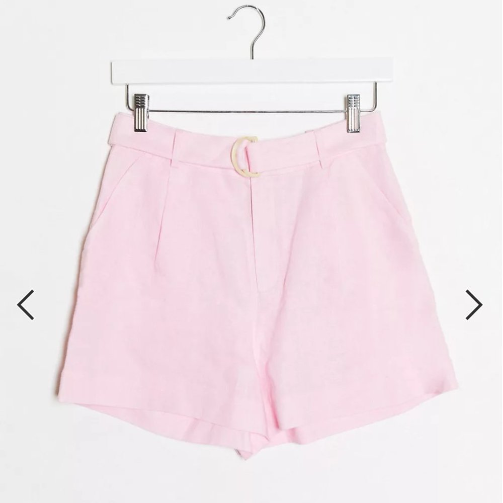 Powder pink shorts